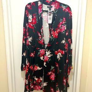 Floral Duster Coat